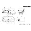 Kaldewei 282860250001 BW CENTRO DUO OVAL Mod.128-1 FULL