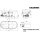 Kaldewei 282860783001 BW CENTRO Mod.128-1 BODY, 1800 x 800,