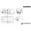 Kaldewei 290760750001 BW CLASSIC DUO Mod.107 BODY, 1700 x