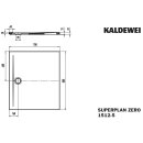 Kaldewei 351247980001 DW SUPERPLAN ZERO Mod.1512-5, 700 x
