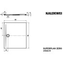Kaldewei 352247980664 DW SUPERPLAN ZERO Mod.1522-5, 800 x