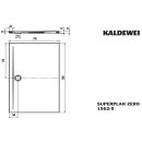 Kaldewei 356247980030 DW SUPERPLAN ZERO Mod.1562-5, 700 x