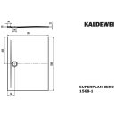 Kaldewei 356800010030 DW SUPERPLAN ZERO Mod.1568-1, 900 x