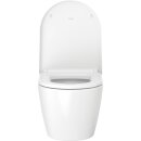 Duravit 45300900A1 WWC-Set ME by STARCK,rimless,Durafix