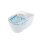Duravit 45300900A1 WWC-Set ME by STARCK,rimless,Durafix