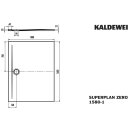 Kaldewei 358000010199 DW SUPERPLAN ZERO Mod.1580-1, 1000 x