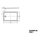 Kaldewei 362600010672 DW CAYONOPLAN Mod.2266-1, 800x1400,