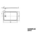 Kaldewei 363000010663 DW CAYONOPLAN Mod.2270-1, 750x1500,