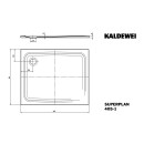 Kaldewei 430500010672 DW SUPERPLAN Mod.405-1, 900x1100,