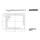 Kaldewei 430500010673 DW SUPERPLAN Mod.405-1, 900x1100,