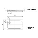 Kaldewei 430648042668 DW SUPERPLAN mit Wannentr&auml;ger