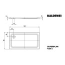 Kaldewei 432900013671 DW SUPERPLAN Mod.429-1, 900x1400,