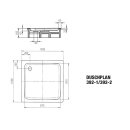 Kaldewei 440235003001 DW DUSCHPLAN Mod.392-2, 1000x1000,