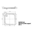 Kaldewei 447047933030 DW SUPERPLAN Mod.391-5, 1000x1000,