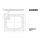 Kaldewei 447700010661 DW SUPERPLAN Mod.387-1, 750x900, warm