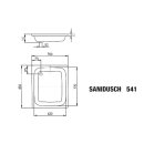 Kaldewei 448100013701 DW SANIDUSCH Mod.541, 700x850,