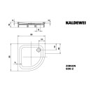 Kaldewei 456548043664 DW ZIRKON MIT WANNENTR&Auml;GER Mod.600-2,