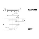 Kaldewei 456948043663 DW ZIRKON MIT WANNENTR&Auml;GER Mod.604-2,
