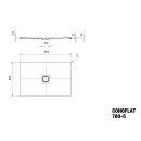 Kaldewei 465047982001 DW CONOFLAT Mod.780-5, 800 x 900,