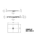 Kaldewei 468100010662 DW CONOFLAT Mod.864-1, 1000x1700,