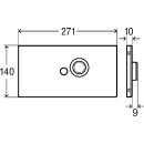 VIEGA 699529 Bet&auml;tigungsplatte 8326.16 Visign