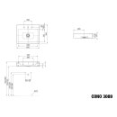 Kaldewei 902506013671 Wand-WT CONO WANDWASCHTISCH Mod.3089,
