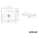 Kaldewei 903006003668 Aufs.-WT CENTRO Mod.3057, 600x500,