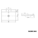 Kaldewei 904206273661 Aufs.-WT SILENIO Mod.3043, 900x460,