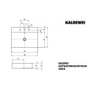 Kaldewei 906406003663 Aufs.-WT SILENIO Mod.3049, 1200x460,