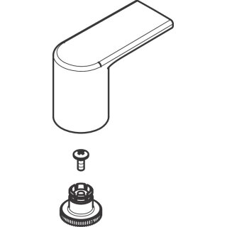 HANSGROHE 93703000 Vernis Griff chrom Kaltwasserseite