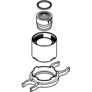 HANSGROHE 93342000 Strahlformer für Spültischmischer