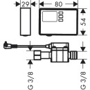 HANSGROHE 76818000 F23 Durchflussmesser