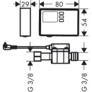 HANSGROHE 76818000 F23 Durchflussmesser