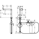 HANSGROHE 76804000 Syst&egrave;me de filtre 240 Aqittura M91