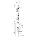 HANSGROHE 72587670 Waschtischmischer Rebris E 80