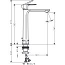 HANSGROHE 72581670 Waschtischmischer Rebris E 240