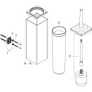 AXOR 42655000 Toilettenb&uuml;rstenhalter wandm.
