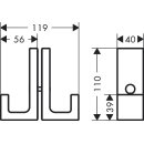 AXOR 42639820 Duscht&uuml;rgriff Axor