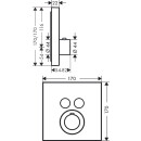 HANSGROHE 36715670 Thermostat UP Axor ShowerSelect