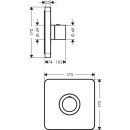 HANSGROHE 36711670 Thermostat UP Axor ShowerSelect