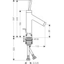 AXOR 10111310 Waschtischmischer 90 Axor Starck