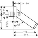 AXOR 10410990 Wanneneinlauf Axor Starck DN20 PGO