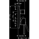 AXOR 10416330 Wannenmischer Unterputz Axor Starck