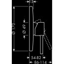 AXOR 10616990 Brausenmischer Unterputz Axor Starck