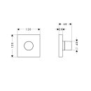 AXOR 10932250 Vierwegeumstellung Unterputz Axor