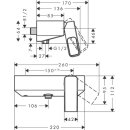 AXOR 11620140 Brausenmischer AP Axor Urquiola