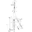 AXOR 12014140 Zweigriff Waschtischarmatur 50 Axor