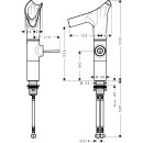 AXOR 12114250 Waschtischmischer Axor Starck V BGO