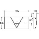 Viega 721886 WC Bet&auml;tigungsplatte 8310.3