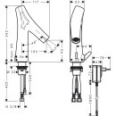 AXOR 12173340 Waschtischmischer Axor Starck Organic